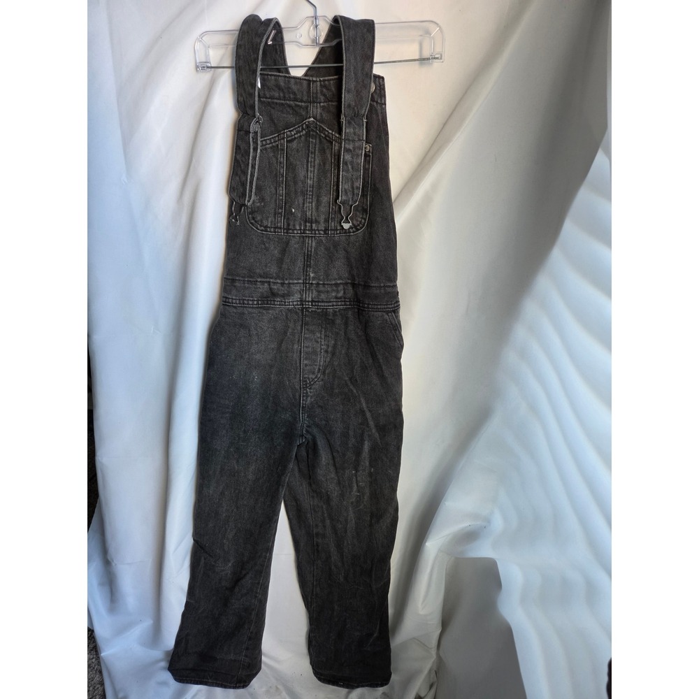 Old Navy Overalls Boys  Black Washed Regular Mid Straight